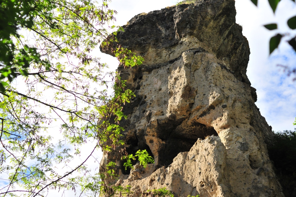 The Perrier caves, village of rocks, near Issoire