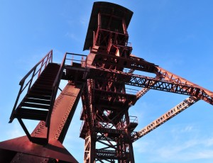 headframe, Bayard in Brassac-les-mines, Puy-de-Dôme, Auvergne