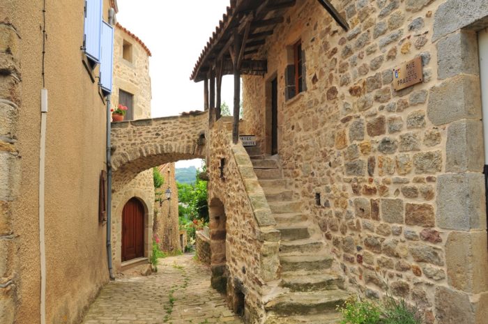 Maison vigneronne à montpeyroux, plus beau village de France, Puy-de-dôme, Auvergne