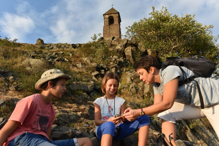 Découverte des orgues basaltiques, le brionnet, Saurier