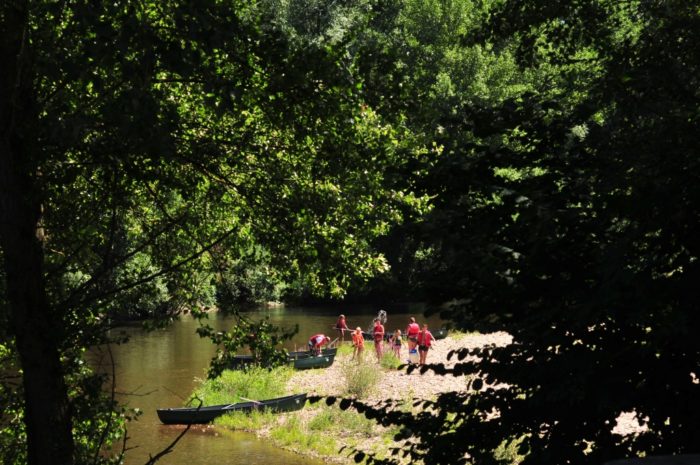 Canoë sur l'Allier à Auzat-la-Combelle