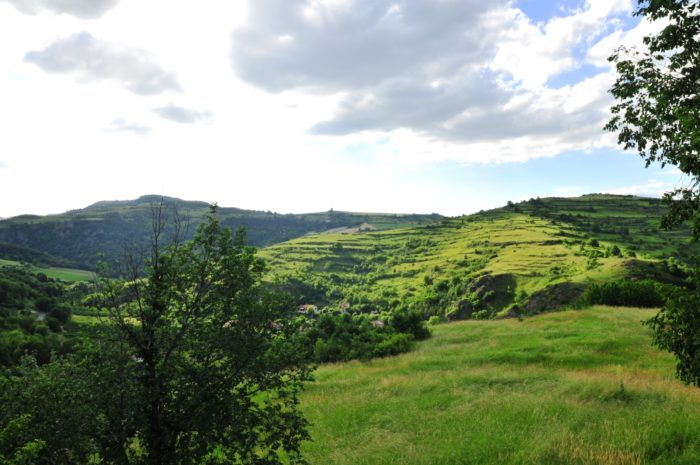 paysage, Saint-Floret, traces de pailhats