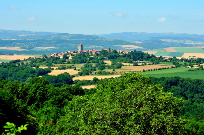 Panorama vue sur Montpeyroux