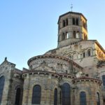 Travaux à l'abbatiale Saint Austremoine : chevet en 2012