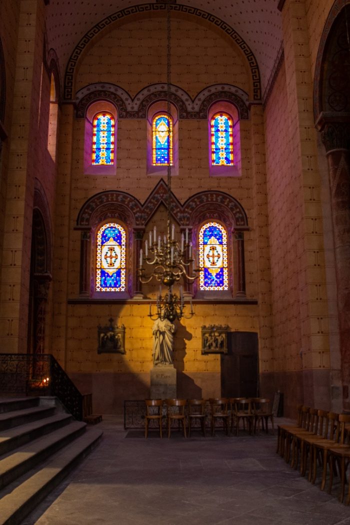 restauration peinture abbatiale sain-austremoien issoire