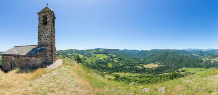 chapelle du brionnet sur le puy de brionnet : vue à 360°