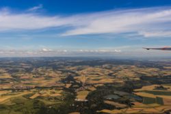 vol en planeur au dessu d'issoire et de l'allier