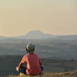 vue depuis le brionnet sur la chaine des puys