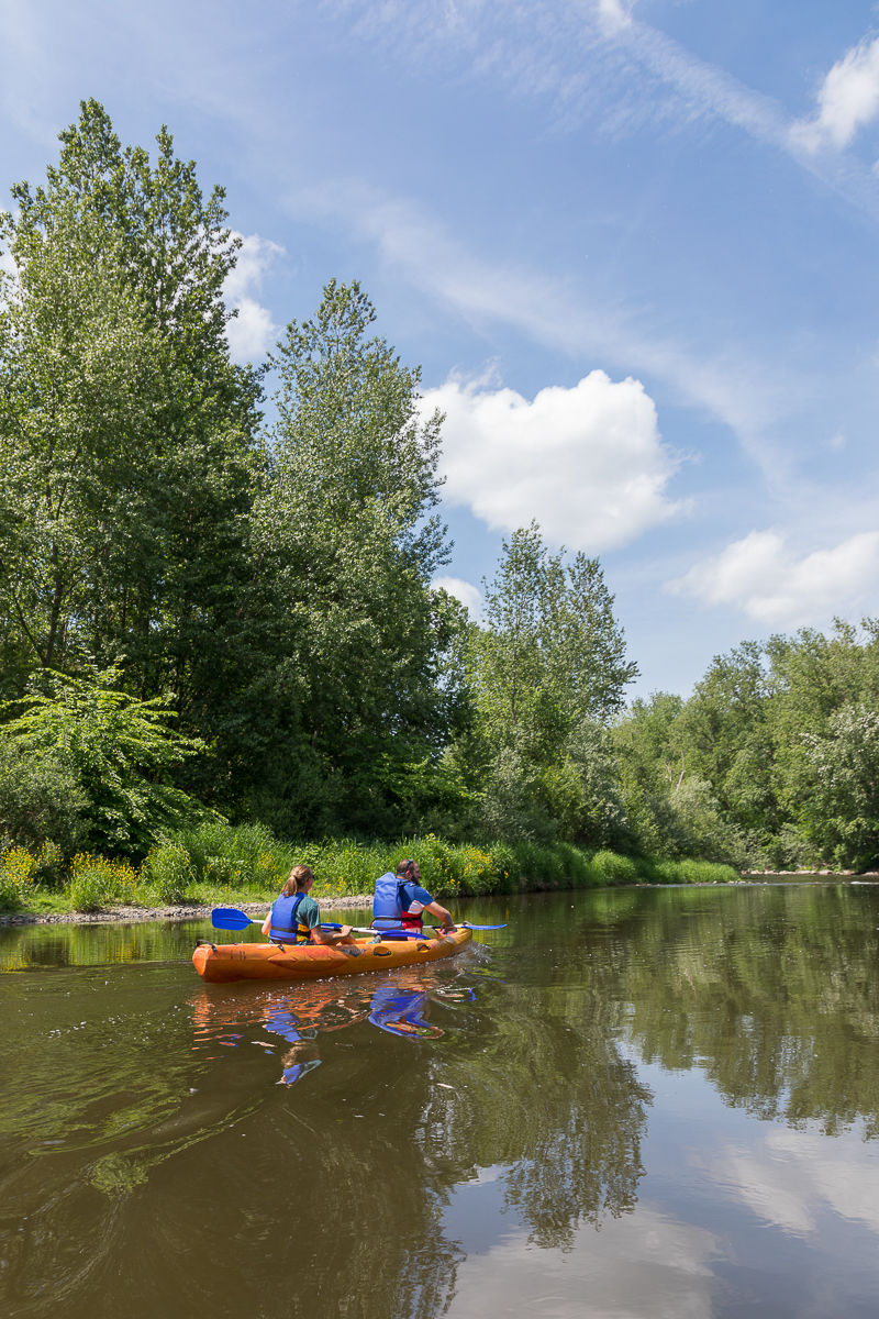 Canoë sur l'Allier