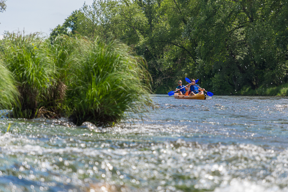 Canoë sur l'Allier