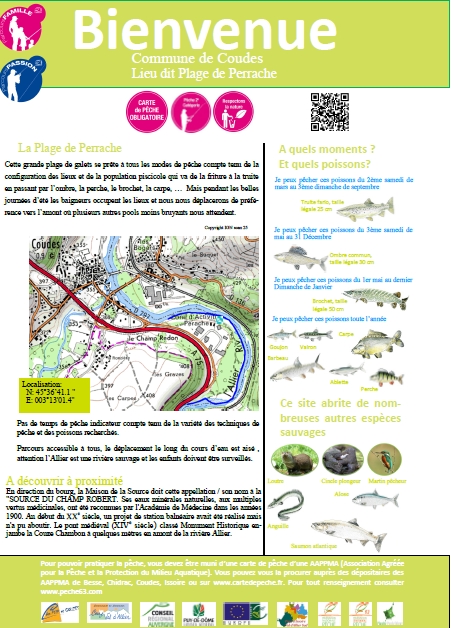 COUDES Parcours peche Perrache